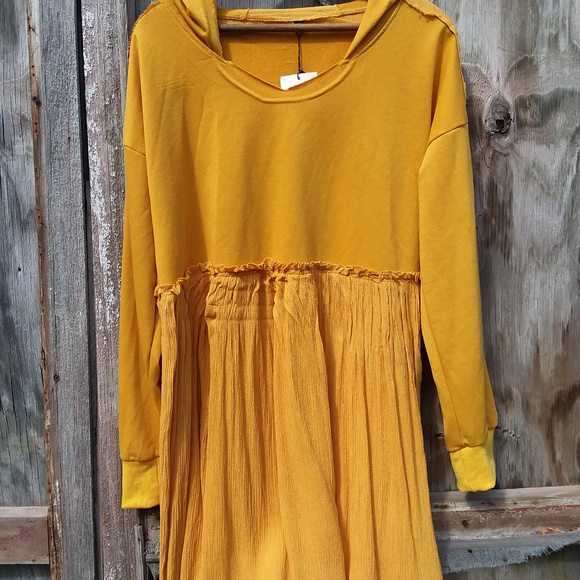 If You Have A Dream Your Dream Will Come True Tops - NWT Yellow Hoodie  NWT